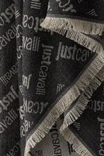 Шаль з віскози Just Cavalli колір зелений