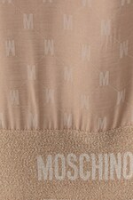 Шарф Moschino колір бежевий