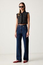 Джинсы regular женские MSGM цвет темно-синий