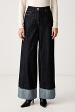 Джинси bootcut жіночі Twinset колір темно-синій