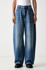 Джинси relaxed fit жіночі HUGO Blue Glide_1_B колір блакитний