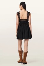 Сукня AllSaints ANGELA колір чорний