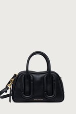 Сумка крос-боді жіноча шкіряна MARC JACOBS TOP HANDLE колір чорний
