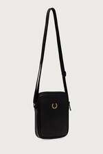 Сумка шкіряна Fred Perry колір чорний