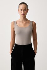 Боді жіноче Guess LOTUS колір бежевий