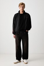 Футболка basic чоловіча бавовняна Fred Perry колір чорний