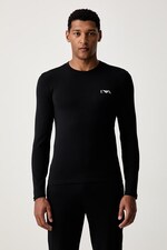 Лонгслів lounge чоловічий Emporio Armani Underwear колір чорний