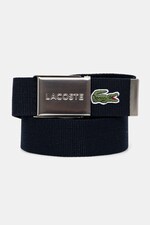 Ремінь чоловічий Lacoste колір темно-синій