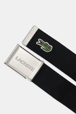 Ремінь чоловічий Lacoste колір чорний