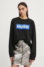 Кофта HUGO Blue Classic Crew_B колір чорний