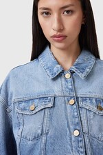 Джинсова куртка AllSaints AKI CROSSOVER