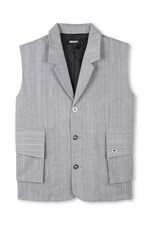 Дитячий жилет DKNY колір сірий