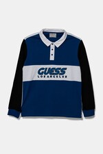 Дитячий бавовняний лонгслів Guess