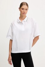 Поло Lacoste колір білий