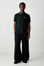 Поло чоловіче Lacoste колір зелений