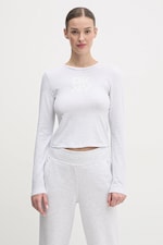 Лонгслів DKNY колір сірий