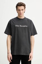 Бавовняна футболка The Kooples колір сірий