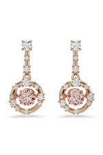 Сережки Swarovski CONSTELLA колір рожевий