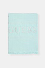 Рушник Guess колір бірюзовий