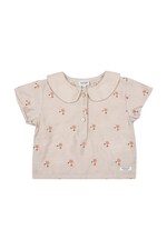 Блузка дитяча Donsje Nesa Blouse Hummingbirds колір бежевий