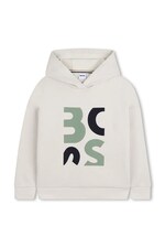 Дитяча кофта BOSS колір бежевий
