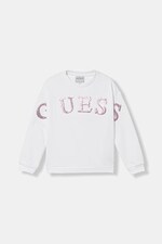 Кофта дитяча бавовняна Guess колір білий