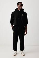 Кофта с капюшоном мужская Lacoste цвет черный