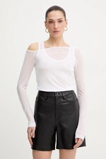 Лонгслив Pinko цвет белый