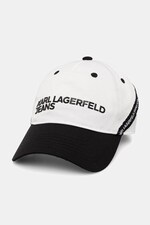 Бейсболка чоловіча Karl Lagerfeld Jeans колір білий