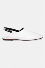 Балетки кожаные Kenzo Mule цвет белый