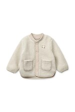 Дитяча куртка Liewood Lora Pile jacket колір бежевий