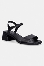 Шкіряні сандалі Camper Kora Sandal колір чорний