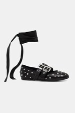 Балетки Buffalo Daphne Stud колір чорний