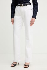 Джинси straight жіночі Trussardi колір білий