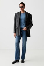 Джинсы bootcut женские AllSaints цвет голубой