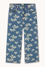 Дитячі джинси Tinycottons BLOSSOMS DENIM JEANS колір барвистий