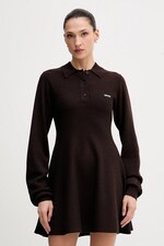 Сукня Rotate колір коричневий