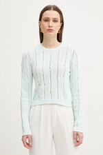 Светр Twinset колір бірюзовий