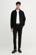 Расстегивающаяся кофта мужская Lacoste цвет черный