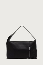 Сумочка жіноча шкіряна AllSaints ALBA колір чорний