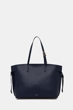 Сумка-шопер жіноча шкіряна Furla Ava L Tote колір темно-синій