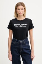 Футболка DKNY колір чорний