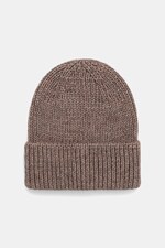 Шапка beanie жіноча з додаванням вовни Answear.LAB колір коричневий