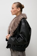 Куртка жіноча Answear.LAB колір чорний