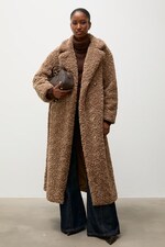 Пальто жіноче Answear.LAB колір коричневий