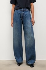 Джинси wide leg жіночі Answear.LAB колір сірий