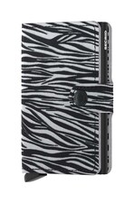 Шкіряний гаманець Secrid Miniwallet Zebra Light Grey колір сірий