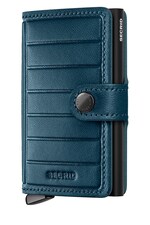 Гаманець RFID шкіряний Secrid EMBOSS LINES колір блакитний