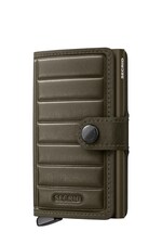 Гаманець RFID шкіряний Secrid EMBOSS LINES колір зелений