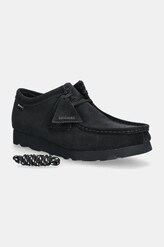 靴 Clarks Wallabee GORE-TEX Black Suede UK8 Clarks Originals Wallabee Gore-Tex - Black 26179251-BK